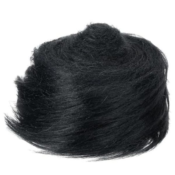 Luden og myk kunstig pels i stoff, forhåndskutte strimler av falsk pels, fluffy pelsruller, DIY-bånd av falsk pels