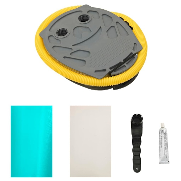 vidaXL Oppustelig Gymnastikrulle med Pumpe 120x90 cm PVC Grøn Grön 6550