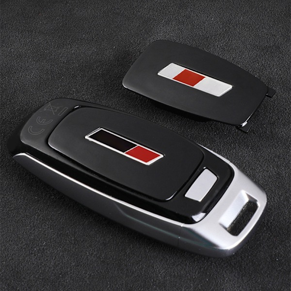 Skyddande skal för smart bilnyckel, skyddande skal för Audi RS A4 B9 A5 Horizon C8 A8 D5 Q5 Q7 Q8 TT 2015-2022 B-Bright Black-S
