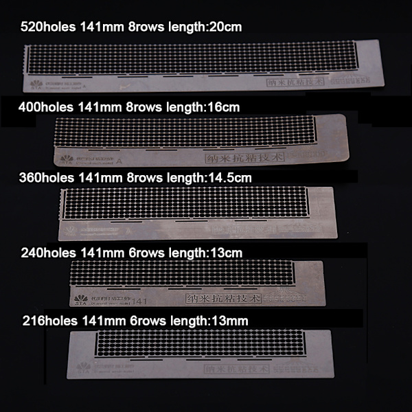 141MM diamantnät linjal form Antistick borrning broderi A