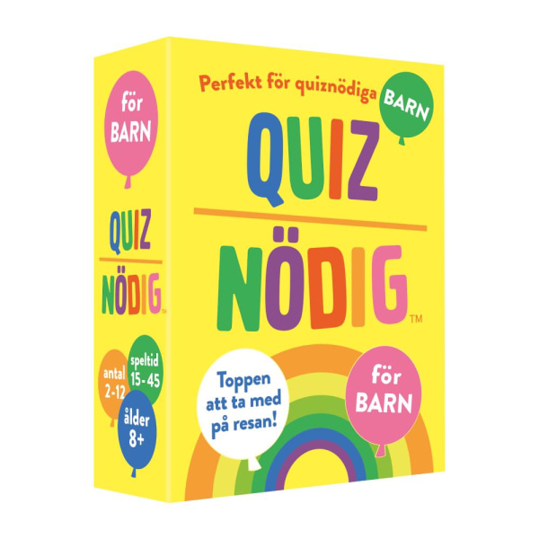 Quiznödig - for barn multicolor