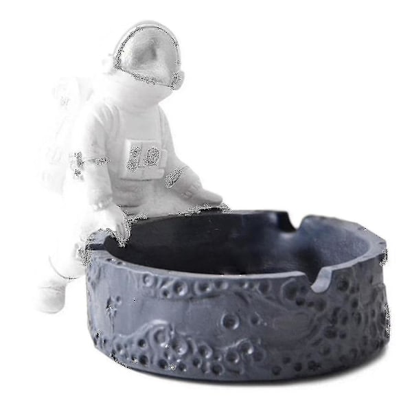 Resin Astronaut Askebeger Husholdning Røyketilbehør - Sølv