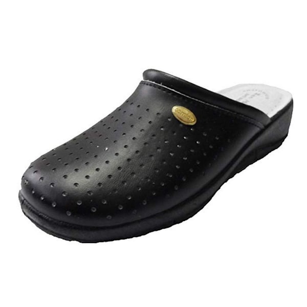 Dek Dam/Dam Läder Clogs 40 EUR Sort 40 EUR Black