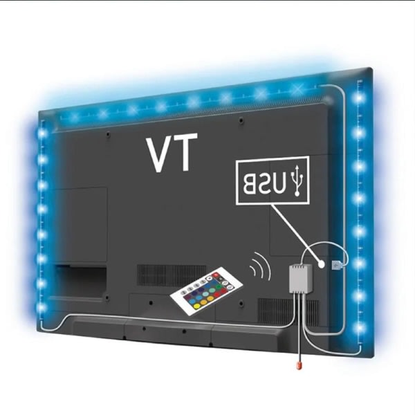 LED-nauha RGB - 3m