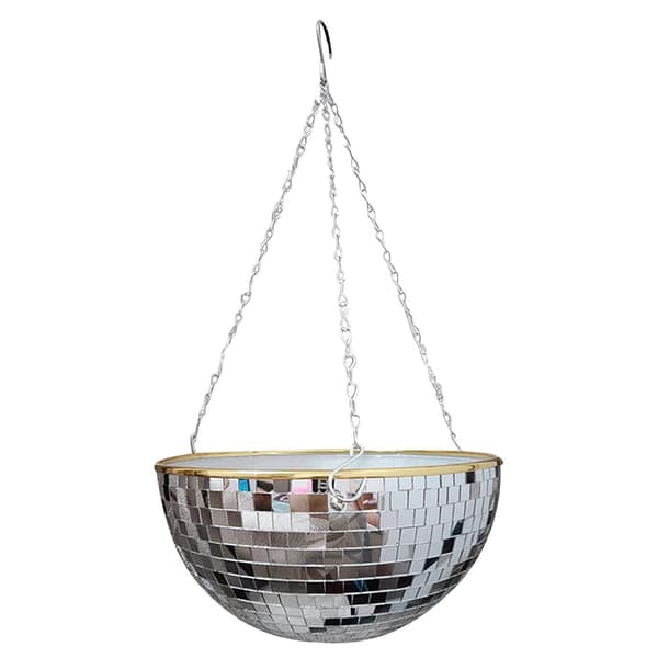 Diskokule Planter Hengende Plantekurv 25CM-FA- 10inch