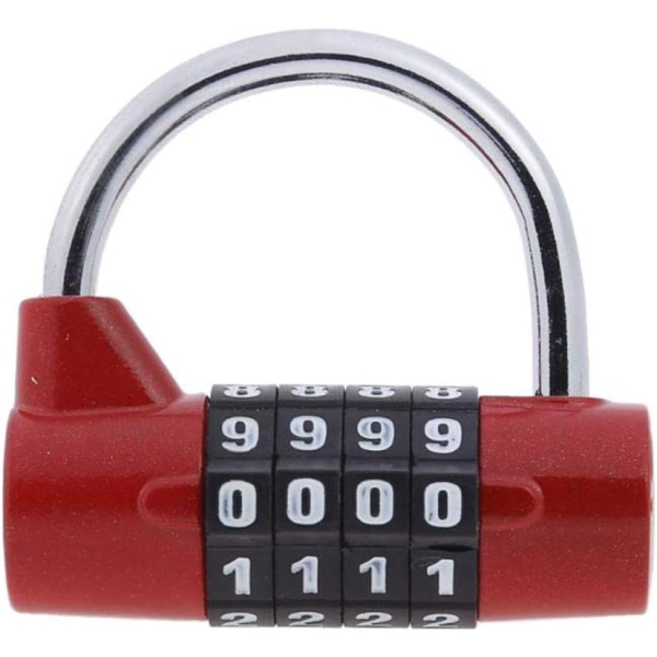 Resettable 4 Digit Combination Padlock for Gym Locker, Outdoor