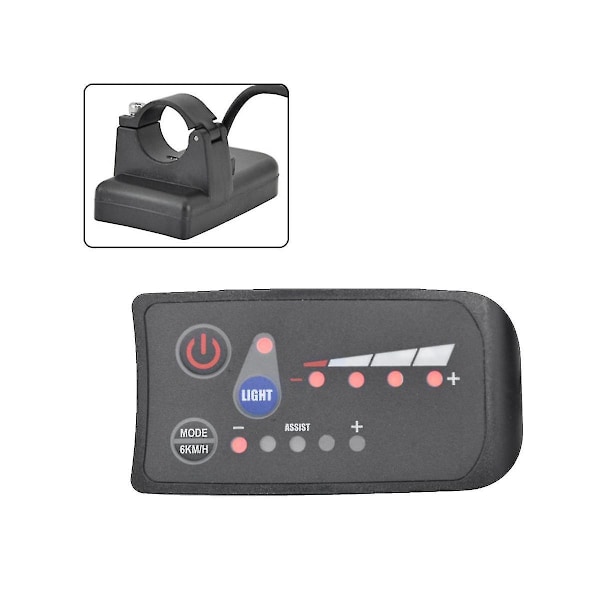 S810 E-cykelmåler LED-skærm 48v Ip65 Uart-protokol til elcykel elcykelmåler 6pin