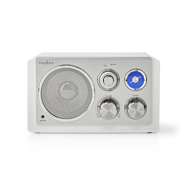 FM-radio | Bordsdesign | FM | Strömadapter | Analog | 15 W | Blå 1640