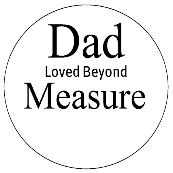 Personlig farsdagspresent - Anpassat måttband Kreativ present till pappa (FMY) B