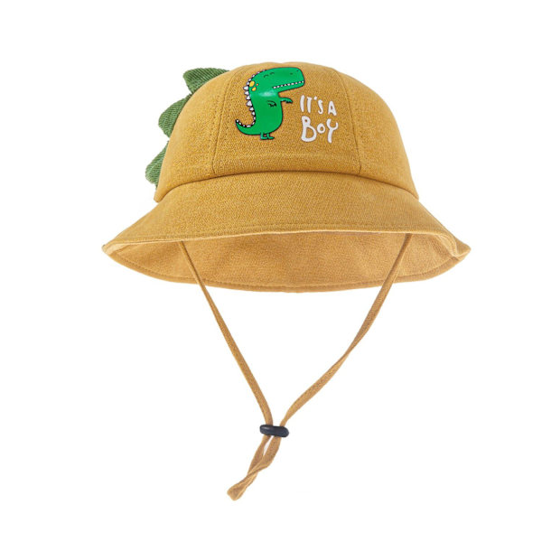 Unisex kesäaurinkohattu lapsille Sankohattu rantahattu (pieni dinosaurus)