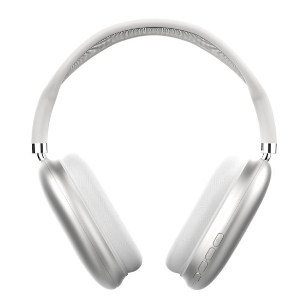 Hodetelefoner i øret, montert på hodet, trådløst Bluetooth-headset, egnet for Apple Huawe Silver Silver