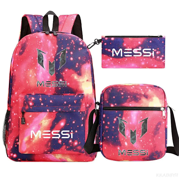 Jalkapallo Messi reppu 3 osaa-FA5- Light Yellow