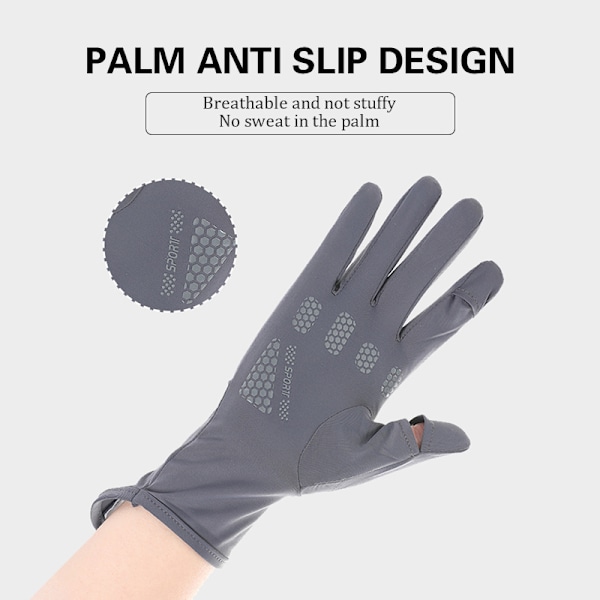 Damhandskar Cykling UV-skydd Sommar Anti-Solburn Thin A F