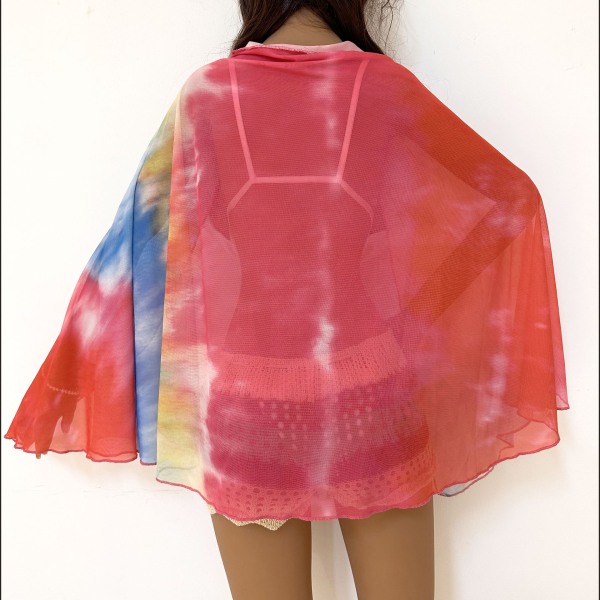 Rantahame Shawl Ombre Tie Dye Print