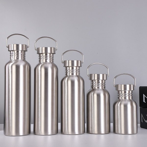 Ruostumattomasta teräksestä valmistettu vesipullo, Urheiluvesipullo B B 1000ml
