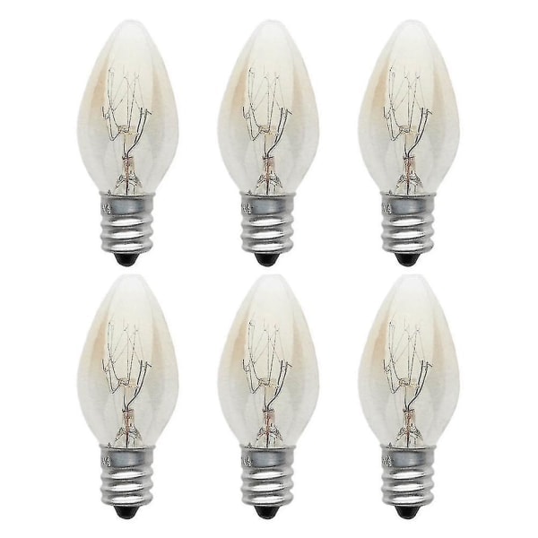 10st E12 glödlampa 220v-240v 10w C7 glödlampa - varm färg -glödlampa Glödlampa/volfram glödlampa levande ljus