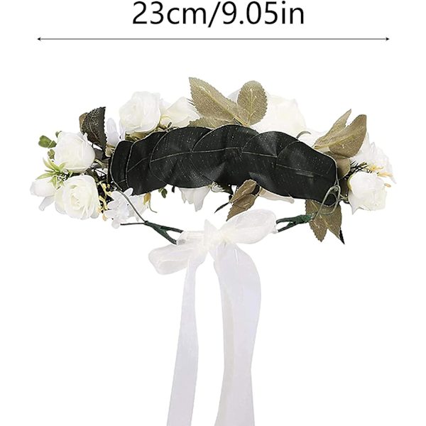 Blomsterkransar Kvinnor Blomsterkrans Hår Enkla Nattvardsblommor