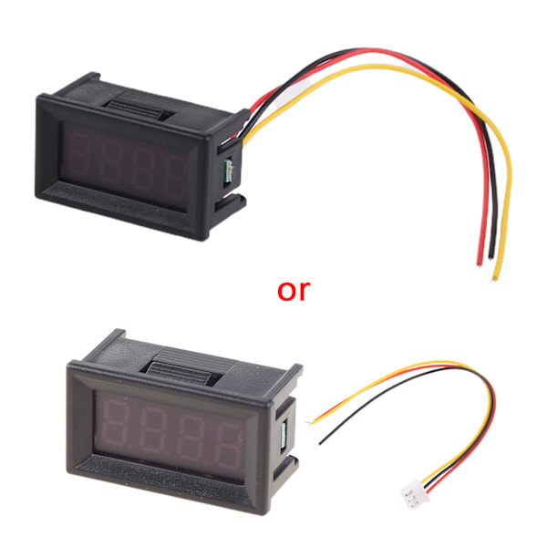 Spændingspanelmeter Digitalt voltmeter Digitalt display Voltmeter Måler 3-tråd