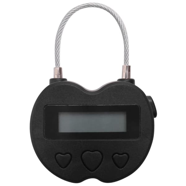 Smart Tidlås med LCD-Display, USB-Opladbar Timer Hænglås, Rejse Elektronisk-YNP