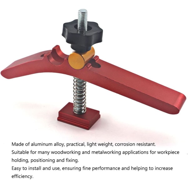 Skruklemmer, Enhånds Klemmer Aluminium Legering T-spor Klemmer