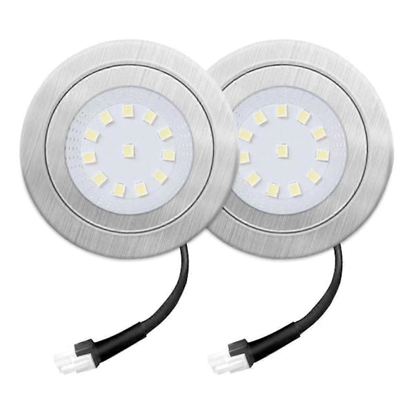 2-pack 1,5W Spiskåpa Ljuslampor, 12VDC Köksfläkt Ljuslampor, Köksljus Ersättning 20W Halogen Ljuslampor