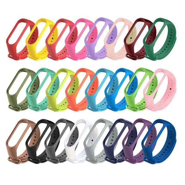 3-pakning Xiaomi Mi Band 3, 4, 5, 6 Armbånd 30