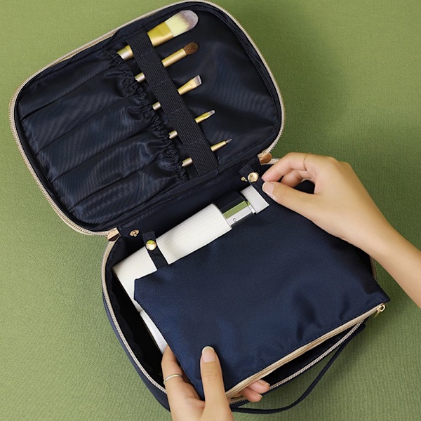 Sminkepung Opbevaringsposer NAVY navy blue