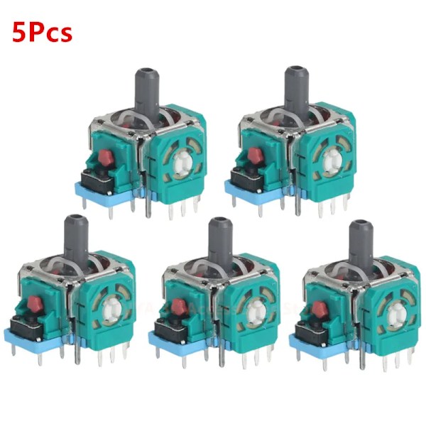 10st/5/1st 3D analog sensormodul ersättningskontroller Joystick Axis Analoga tumpinnar Reparationstillbehör för PS5 5Pcs