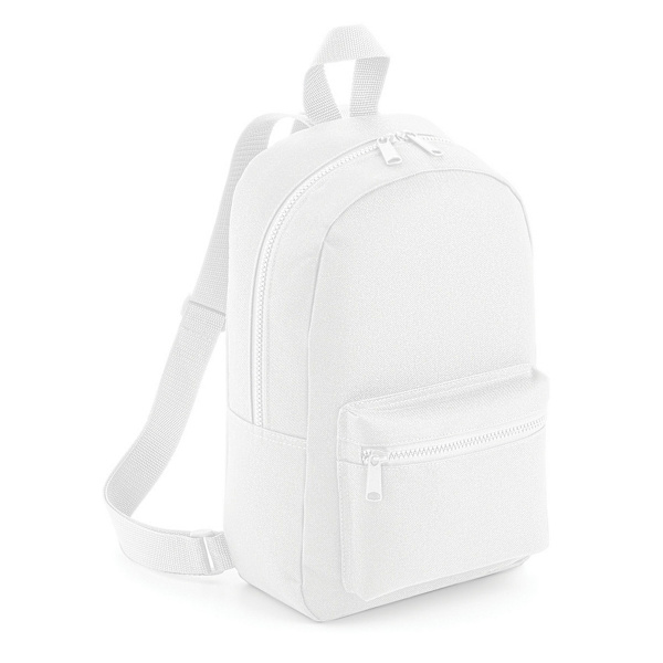 Bagbase Mini Essential Reppu/Selkäreppu Kassi Yksi Koko Valkoinen White One Size