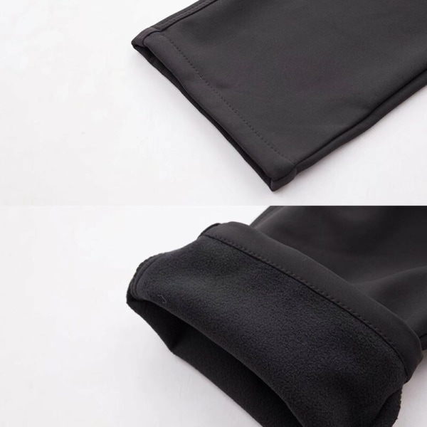 Arbeidsbukser Utendørs Fleece Bukser Unisex Vanntett Soft Shell