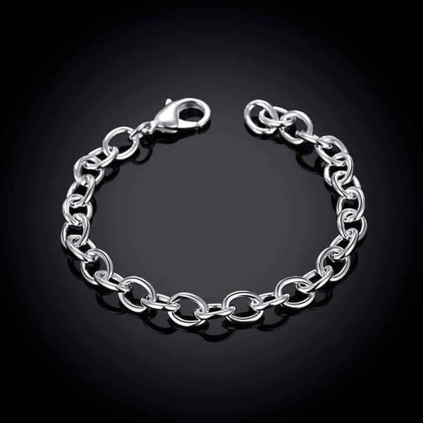 Armband - Stilren och vacker design på kedja/länk - FA12 - silver