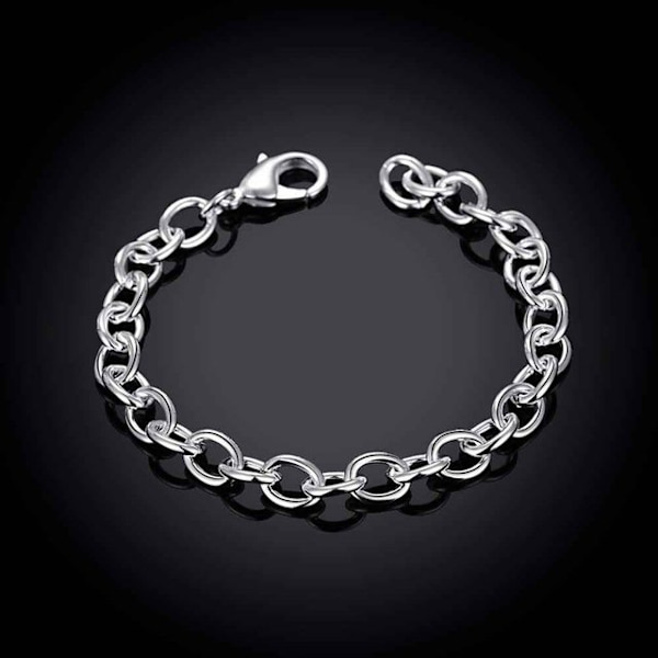 Rannekoru - Tyylikäs ja Kaunis Ketju/Linkki-Design silver