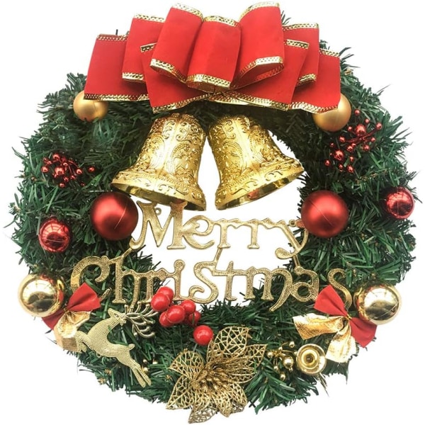 Christmas Wreath Merry Christmas Front Door Ornament Wall