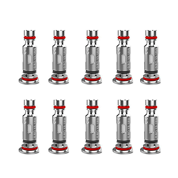 10 stk. udskiftningshoveder til Caliburn Ca G Pod / Prime Vaper 0,8 ohm Mesh Coil Tank
