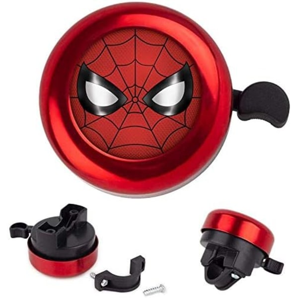 Cykelklokke til Børn Drenge Småbørn, Spiderman Spider man Aluminium Cykelklokke Børnecykel Tilbehør