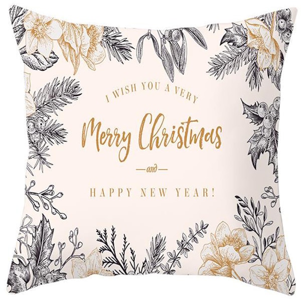 18' julrosa fodral Snowflake Case Soffa Heminredning #12