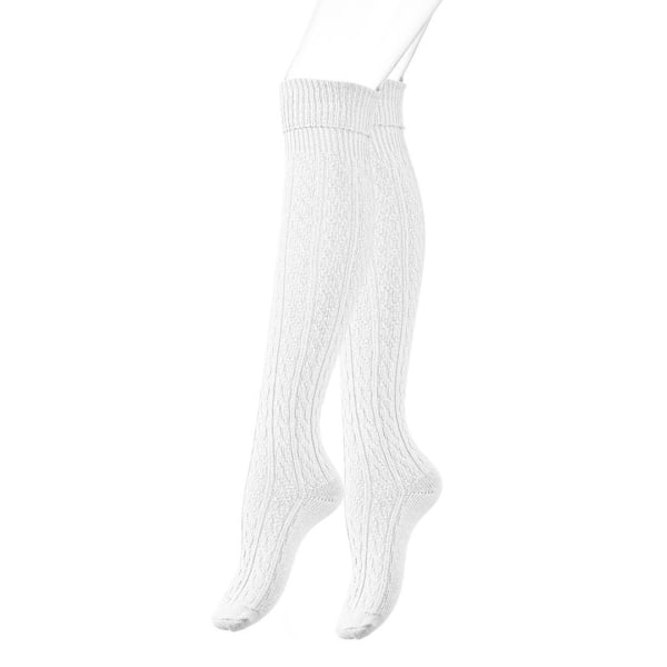 Knästrumpor Vita White 36-41