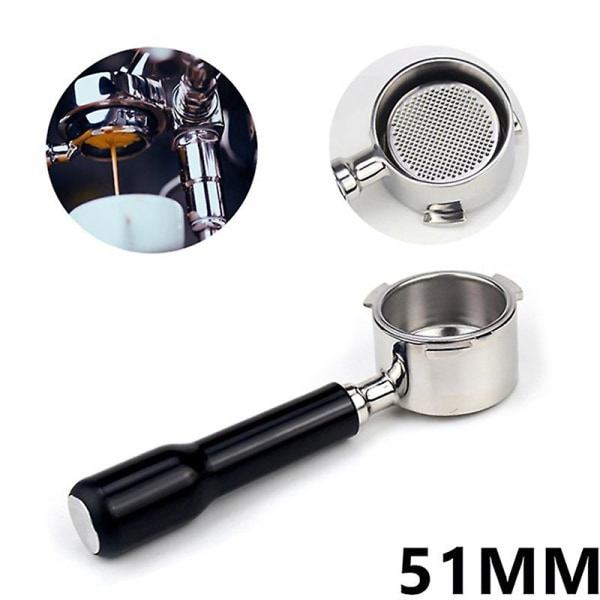 Portafilter 51mm Delonghi EC685:lle, 2 tyyppistä kahvijauhekupia