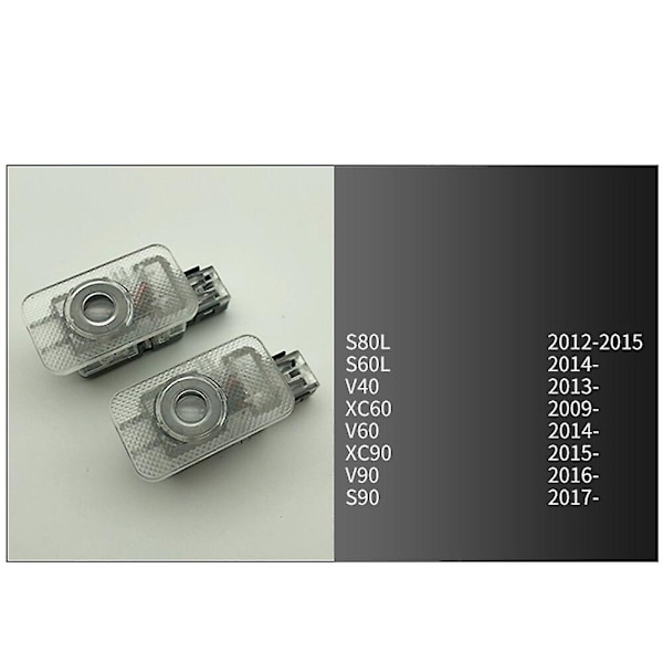 2kpl Oviljus Volvo Rdesign Xc90 Xc60 Xc40 V90 S90 V40 V60 S60 S80 Volvo Kohteliaisuusvalo Rdesign Logo Tervetuloa Valo - Perfet
