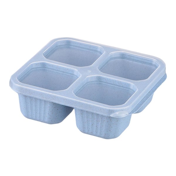 4-pack Snackcontainrar Delad Bento Snackbox 4 Fack R blue one-size