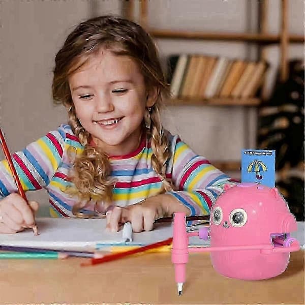 Interaktiv ritrobot för barn med 100 schabloner och pedagogiska leksaker-FA-