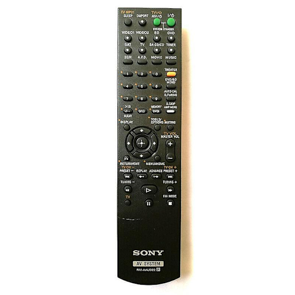 RM-AAU022 Fjärrkontroll för Sony Audio Video Receiver AV-STR-DG720 STR-K780