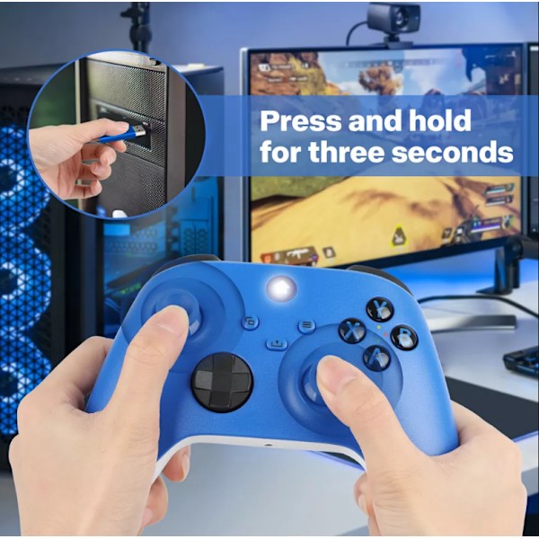 Trådløs Xbox-controller kompatibel med Xbox One, Xbox Series X, Xbox Series S, Xbox One X/S, Xbox Elite Series, Windows-spilcontroller Yellow