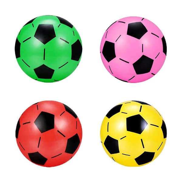 4 stk. oppustelige fodbolde til børn, traditionel fodbold-FA-