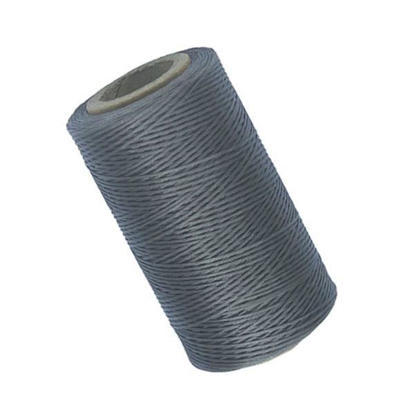 Vahallakääntynyt litteä lanka Leathercraft Tummaharmaa 260M 150D 0,8 mm