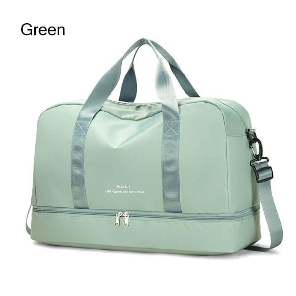Weekendbag for kvinner, håndbagasje, GRØNN-FA1- Green