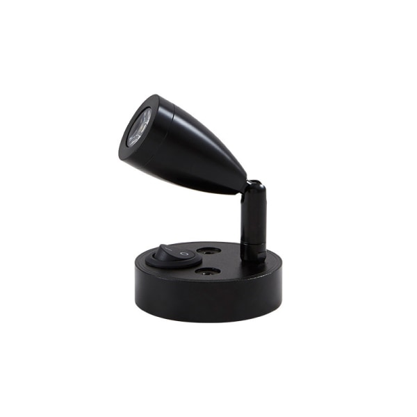 2 stk 3W 12V LED leselamper for marine bobiler black