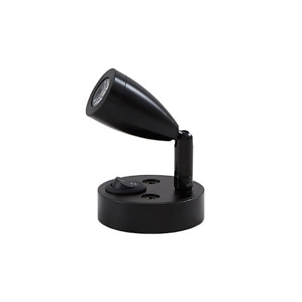 2kpl 3W 12V LED-lukuvalot asuntoautoille black