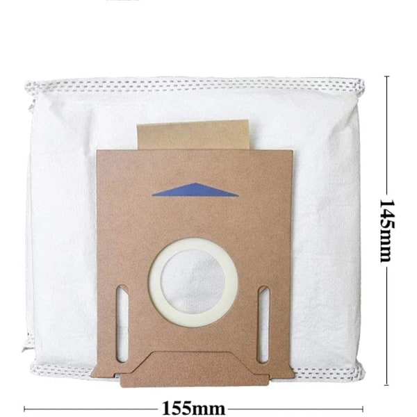 10-pack dammsugarpåsar passar DEEBOT T9-serien OZMO T8 AIVI-FA6-