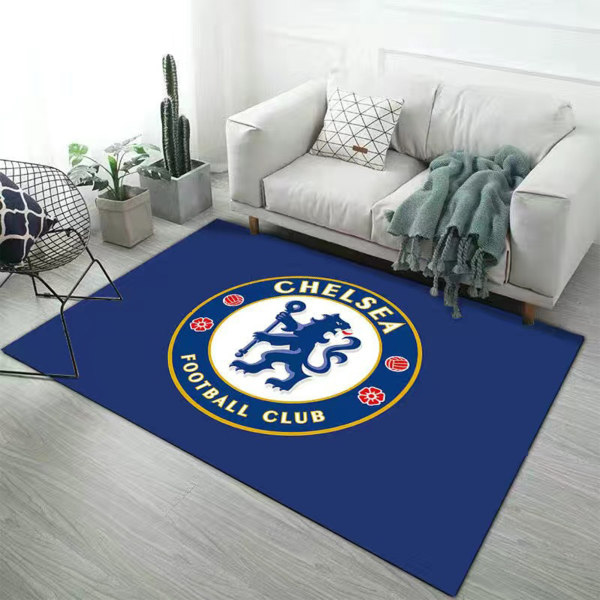 Vintage firkantede tepper Myk sklisikker matte for høy vannabsorpsjon for arbeidsrom Chelsea